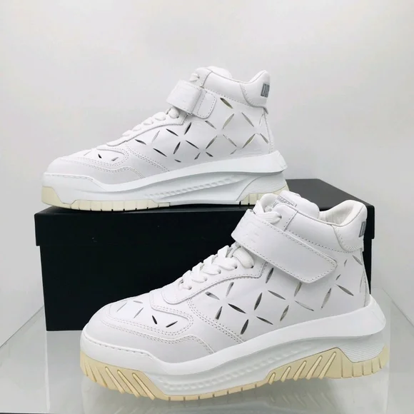 RARE Versace Odissea Sneaker 'Cut-Out - Optical White' US Mens 11 - Picture 1 of 11